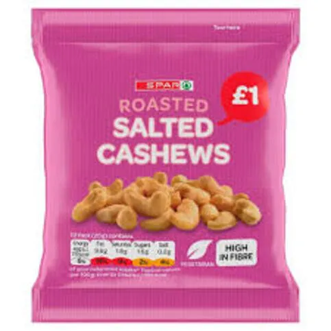 Spar Salted Cashews 40g