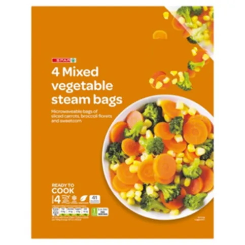 SPAR Steamed Vegetables 500g 4 pack