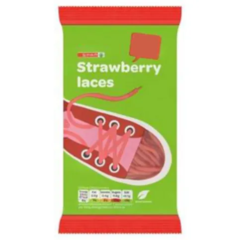 Spar Strawberry Laces 50g