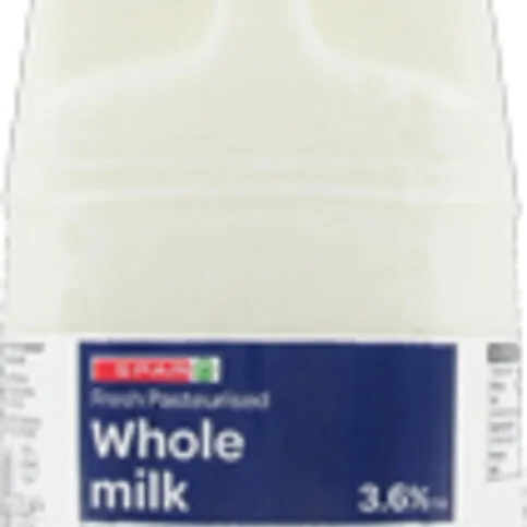 SPAR WHOLE MILK 2LTR (BLUE TOP)