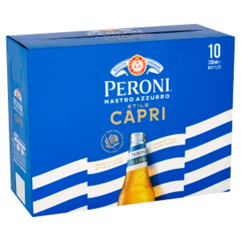 Peroni Nastro Azzurro Stile Capri 10 x 330ml
