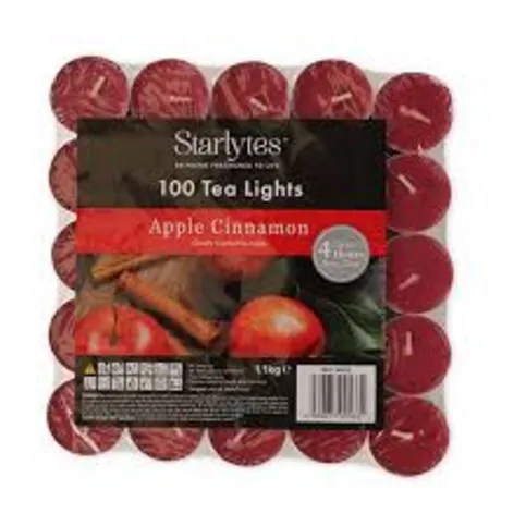 Starlytes Apple Cinnamon Tea Lights 20 Pack