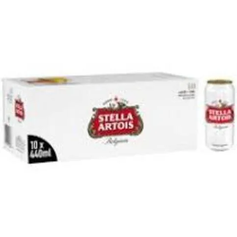 Stella Artois Belgium Premium Lager Beer 10 x 440ml