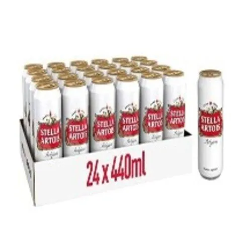 Stella Artois Cans 24x440ml Case Deal