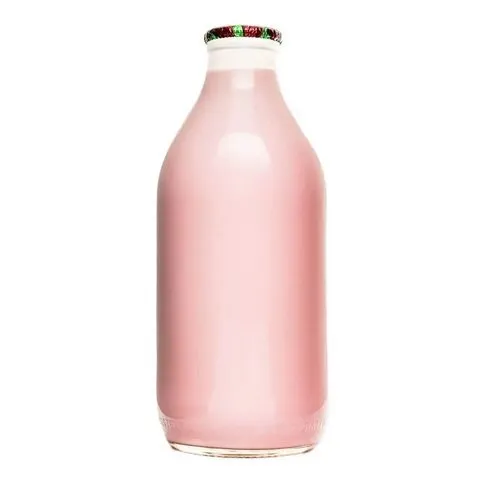 Strawberry Milkshake - Glass Bottle 1 Pint