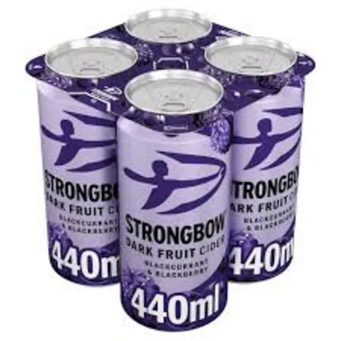 Strongbow Dark Fruits 4 x 440ml Cans (Chilled)
