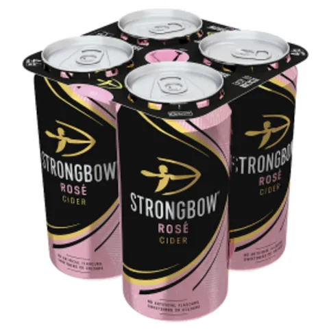 Strongbow Rosé Cider 4 x 440ml Can