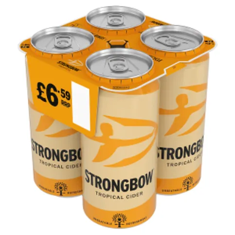 Strongbow Tropical Cider 4 x 440ml