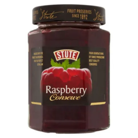 Stute Raspberry Jam Spread Conserve 340g