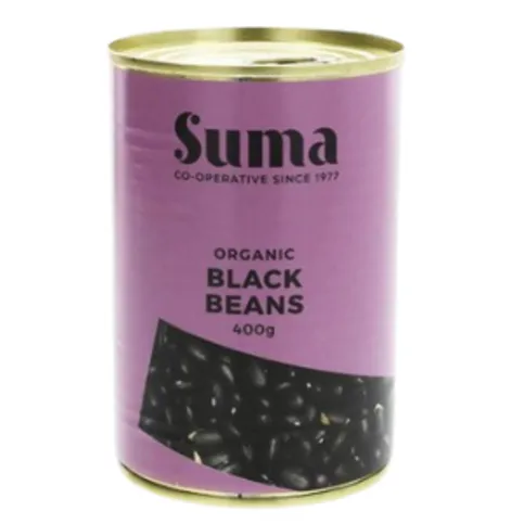 Suma Organic Black Beans 400g