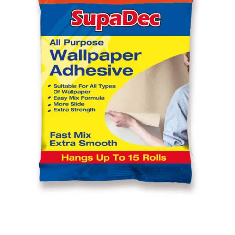 Supadec All Purpose Wallpaper Adhesive - Up to 15 Rolls