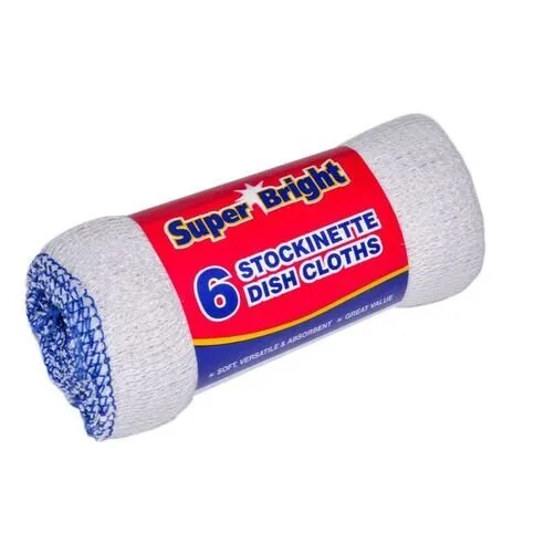 Super Bright 6 Dish Cloths