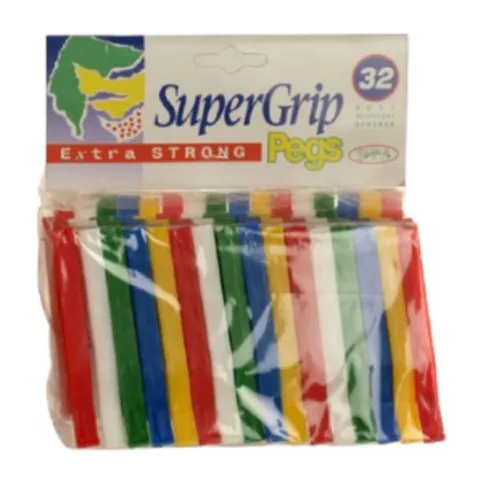 Supergrip Clothes Pegs 32 Pack
