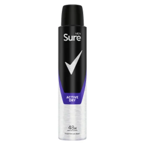 Sure Men Apa Active Dry Compressed 200ml