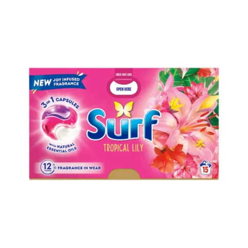 Surf 3 in 1 Tropical Lily 12 Washes
