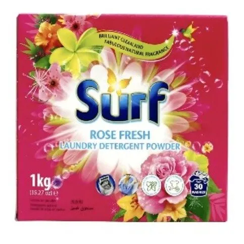Surf 5 In 1 Rose Fresh Laundry Powder 1Kg