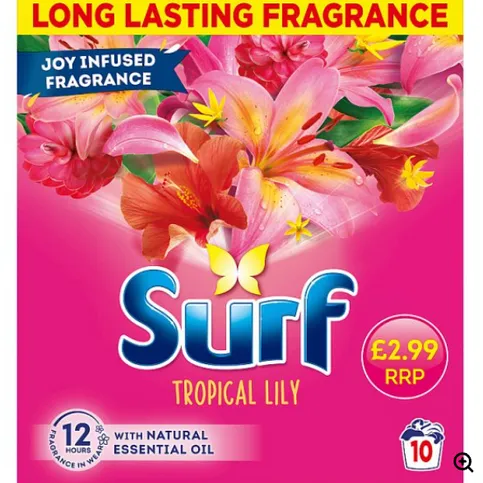 Surf Washing Powder Tropical Lily 10 washes
