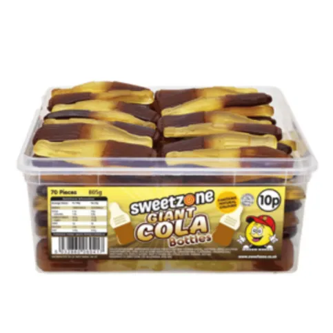 Sweetzone Giant Cola Bottles 70 Pieces 805g