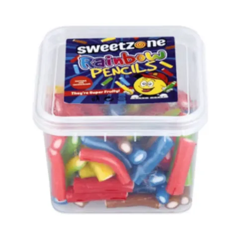 Sweetzone - Mini Rainbow Pencils Tub 170g