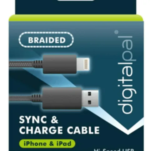 Digital Pal iPhone Sync and Charge Cable Braided 2m