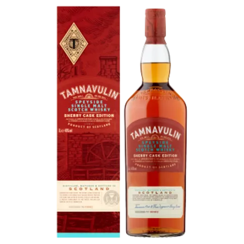Tamnavulin Speyside Single Malt Scotch Whisky Sherry Cask Edition 1L