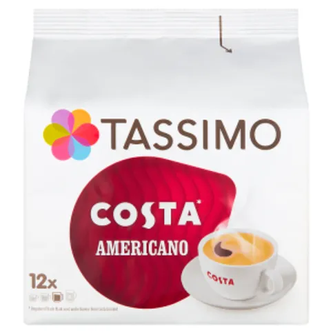 Tassimo Costa Americano Coffee Pods 12 Pack