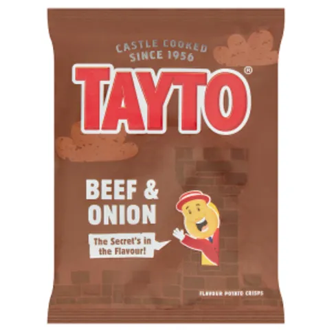Tayto Beef & Onion Flavour Potato Chips 32.5g
