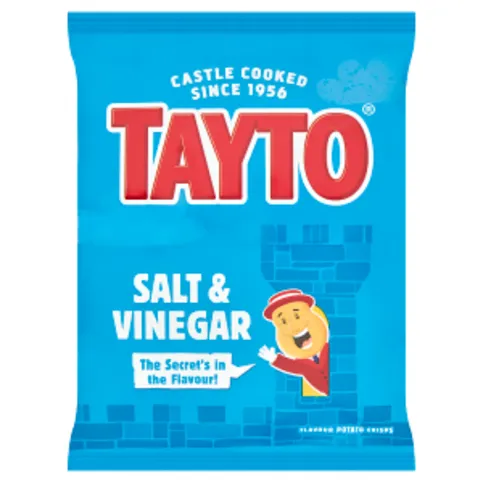Tayto Salt & Vinegar Flavour Potato Crisps 32.5g