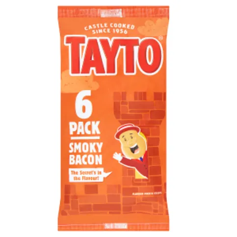 Tayto 6pk Smoky Bacon 6pk