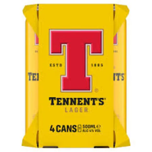 TENNENTS LAGER 4PK CAN PM 6.25