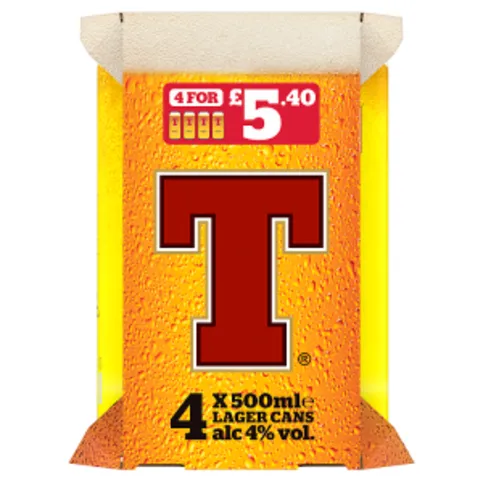 Tennent's Lager 4 x 500ml
