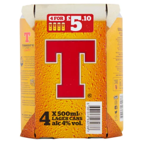 Tennent's Lager 4 x 568ml