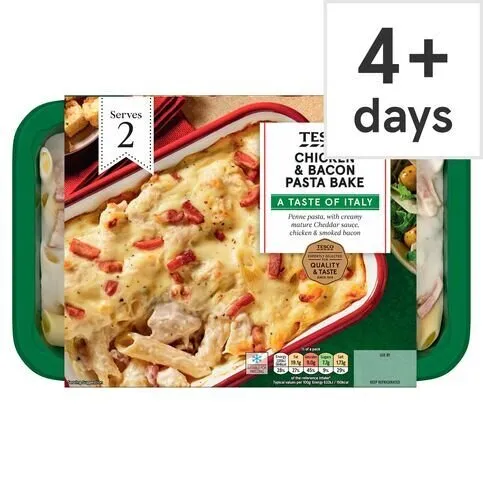 Tesco Chickem And Bacon Pasta 750g