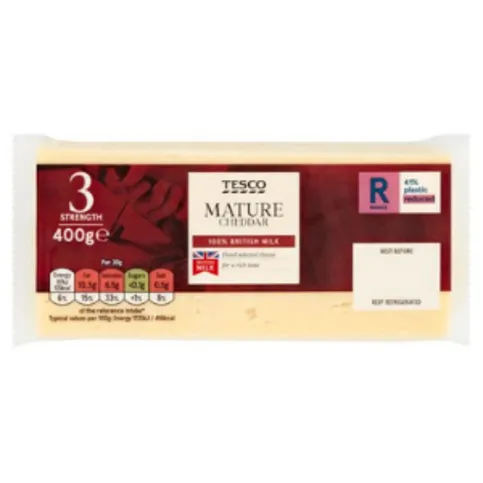 Tesco Mature Cheddar 400g