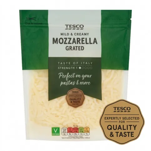 Tesco Mozzarella Grated 250g