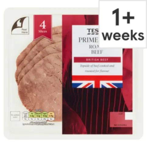 Tesco Prime Cuts Roast Beef 90g