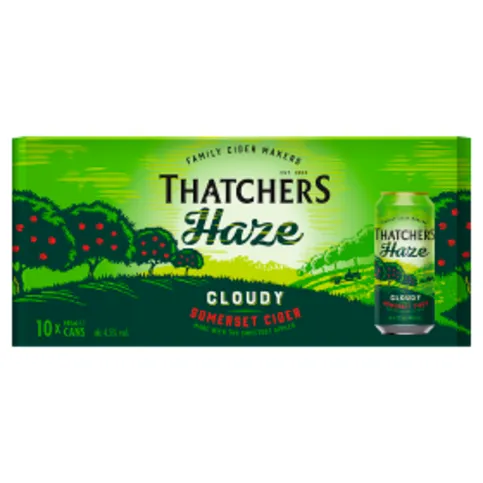 Thatchers Haze Somerset Cider 10 x 440ml