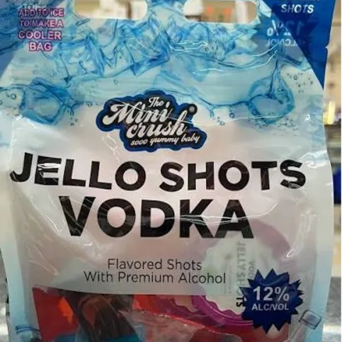 The Mini Crush Jello Mini Shots Vodka (25pk)