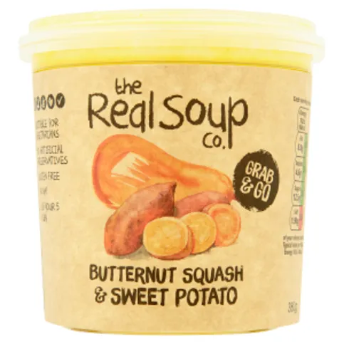 The Real Soup Co. Fresh Grab & Go Soup Butternut Squash & Sweet Potato 380g