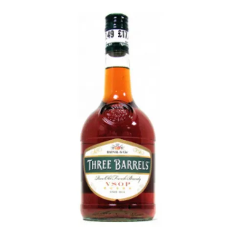 Three Barrels Rare Old French Brandy VSOP 70cl