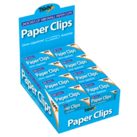 Tiger 100 Paper Clips
