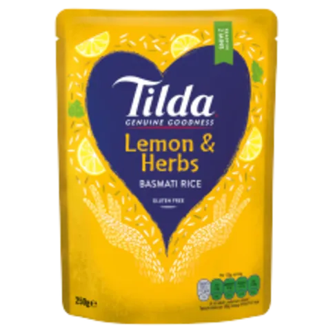 Tilda Microwave Lemon & Herbs Basmati Rice 250g