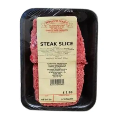 Top Scot Steak Slices 200g