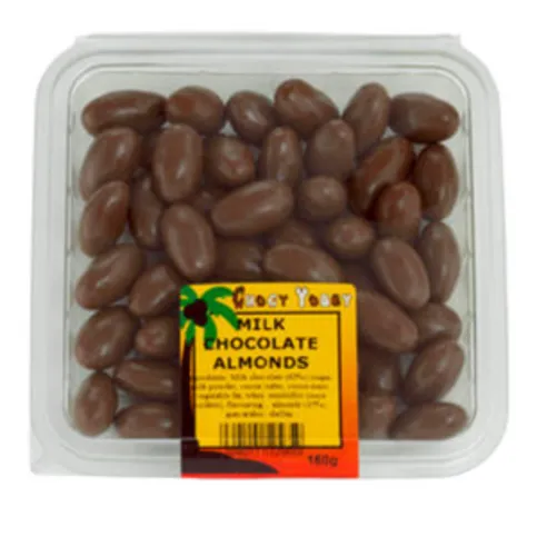Tooty Fruity Milk Chocolate Almonds 160g