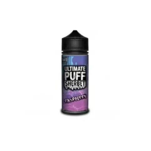 Ultimate Puff Sherbet - Raspberry 100ml 0mg/ml Nicotine (70vg/30pg)