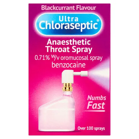 Ultra Gsl Chloraseptic Blackcurrant Flavour 15ml