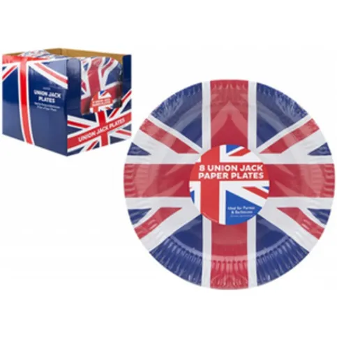 Union Jack Plates 9"