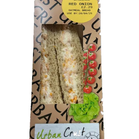 Urban Crust Cheese Red Onion Sandwich