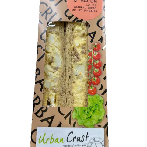 Urban Crust Egg & Bacon Sandwich