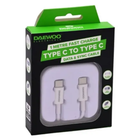 Usb-c to Usb-c Cable 2.1a 1m